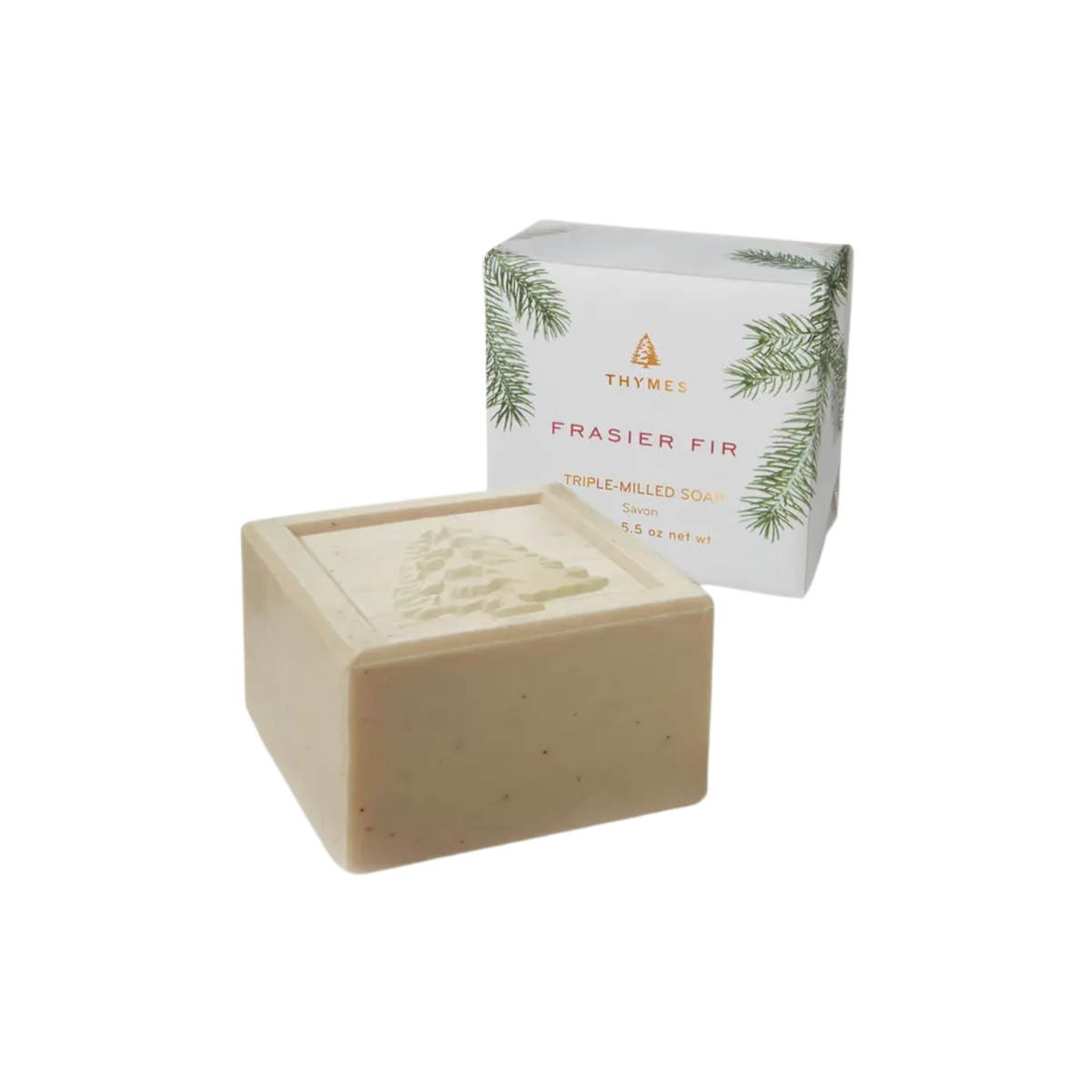 Savon en barre exfoliant Frasier Fir 155 g – Thymes