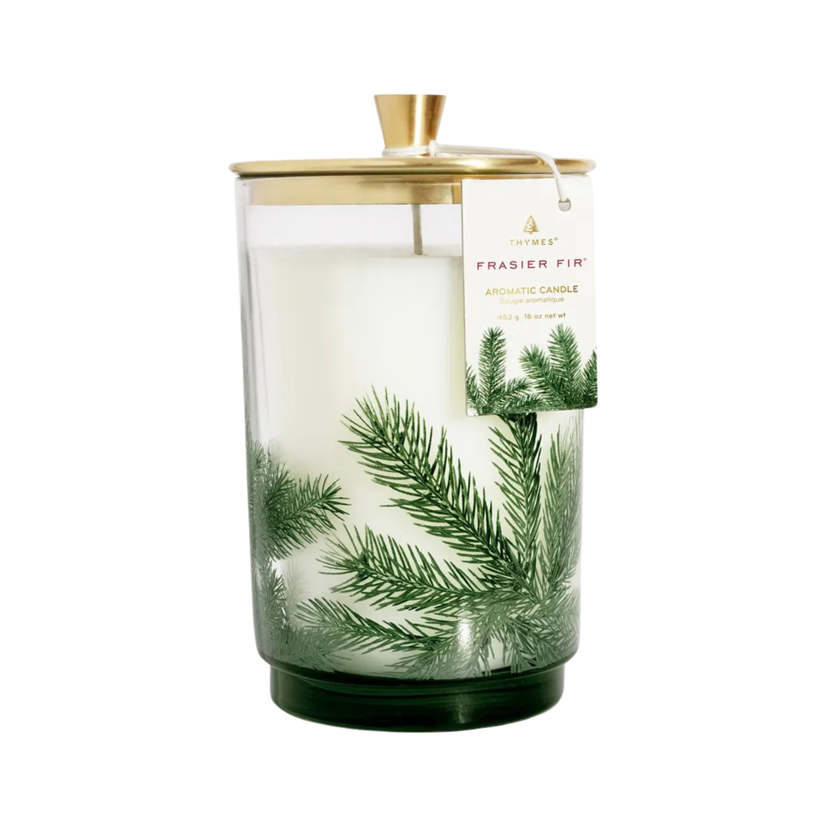 Chandelle parfumée à motif de pin Frasier Fir 453 g - Thymes