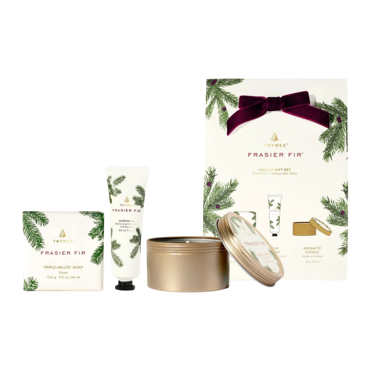 Coffret cadeau des Fêtes Frasier Fir – Thymes