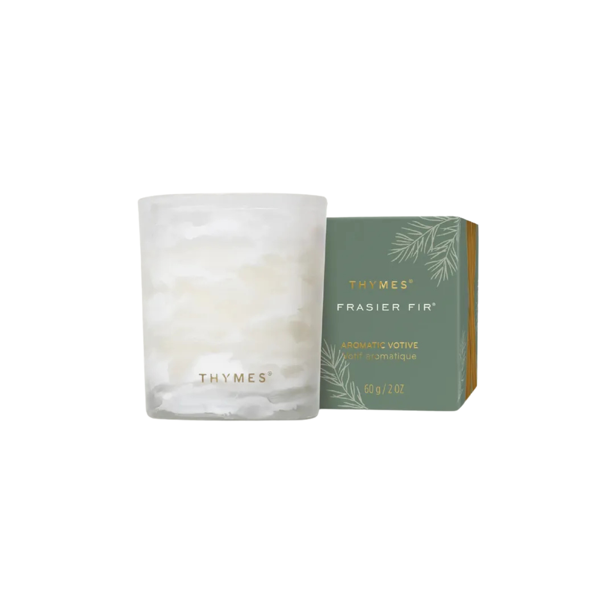 Chandelle parfumée Frasier Fir Tidings 60 g - Thymes
