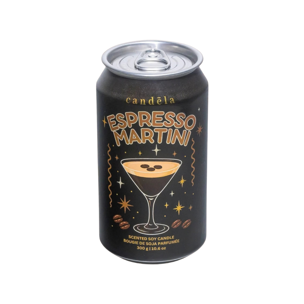 Chandelle en canette Espresso martini 300 g - Candela