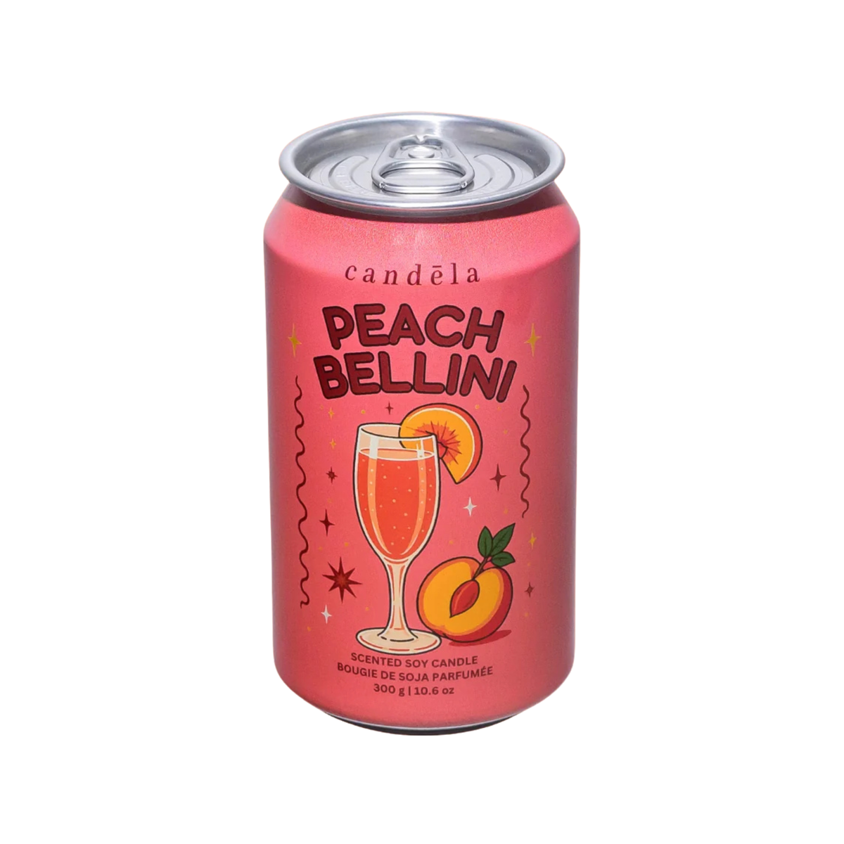 Chandelle en canette Pêche Bellini 300 g - Candela