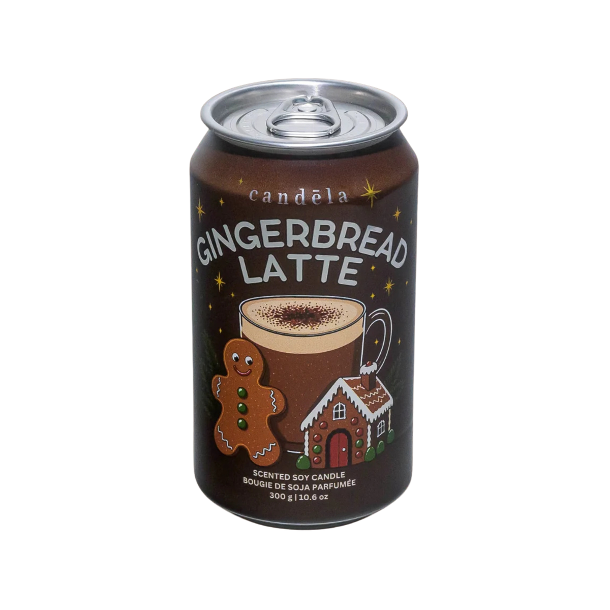 Chandelle en canette Latte au pain d'épices 300 g - Candela
