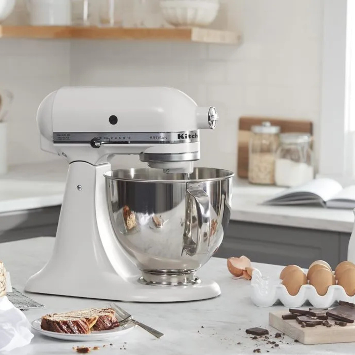 Batteur sur socle Artisan Lait frappé mat 5 pintes - KitchenAid