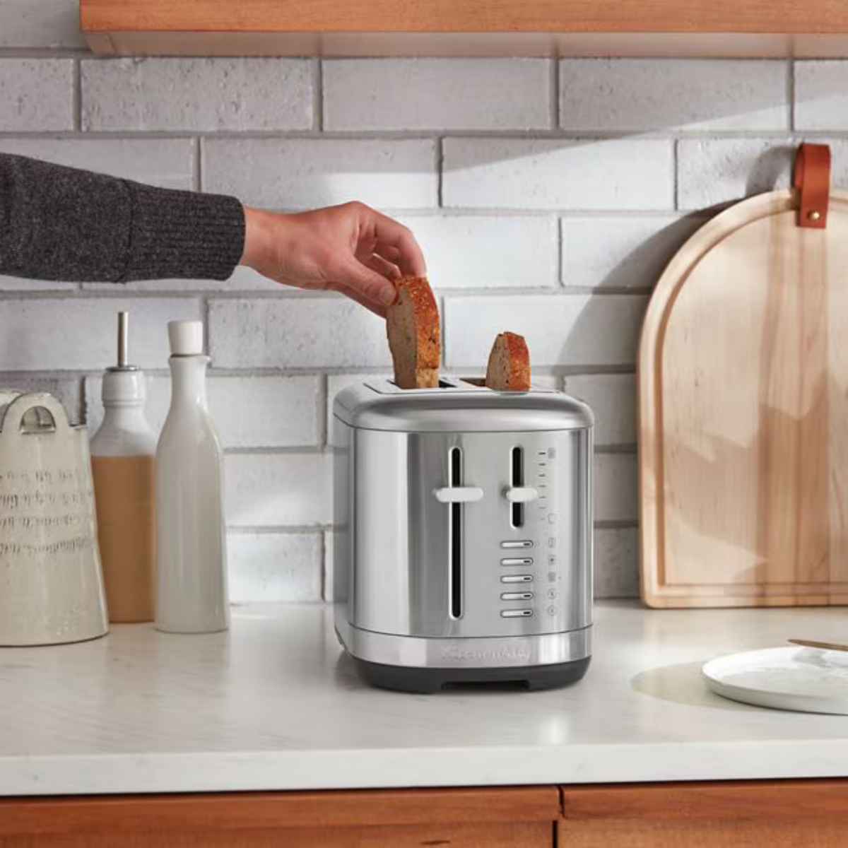 Grille-pain 2 tranches Inox brossé - KitchenAid