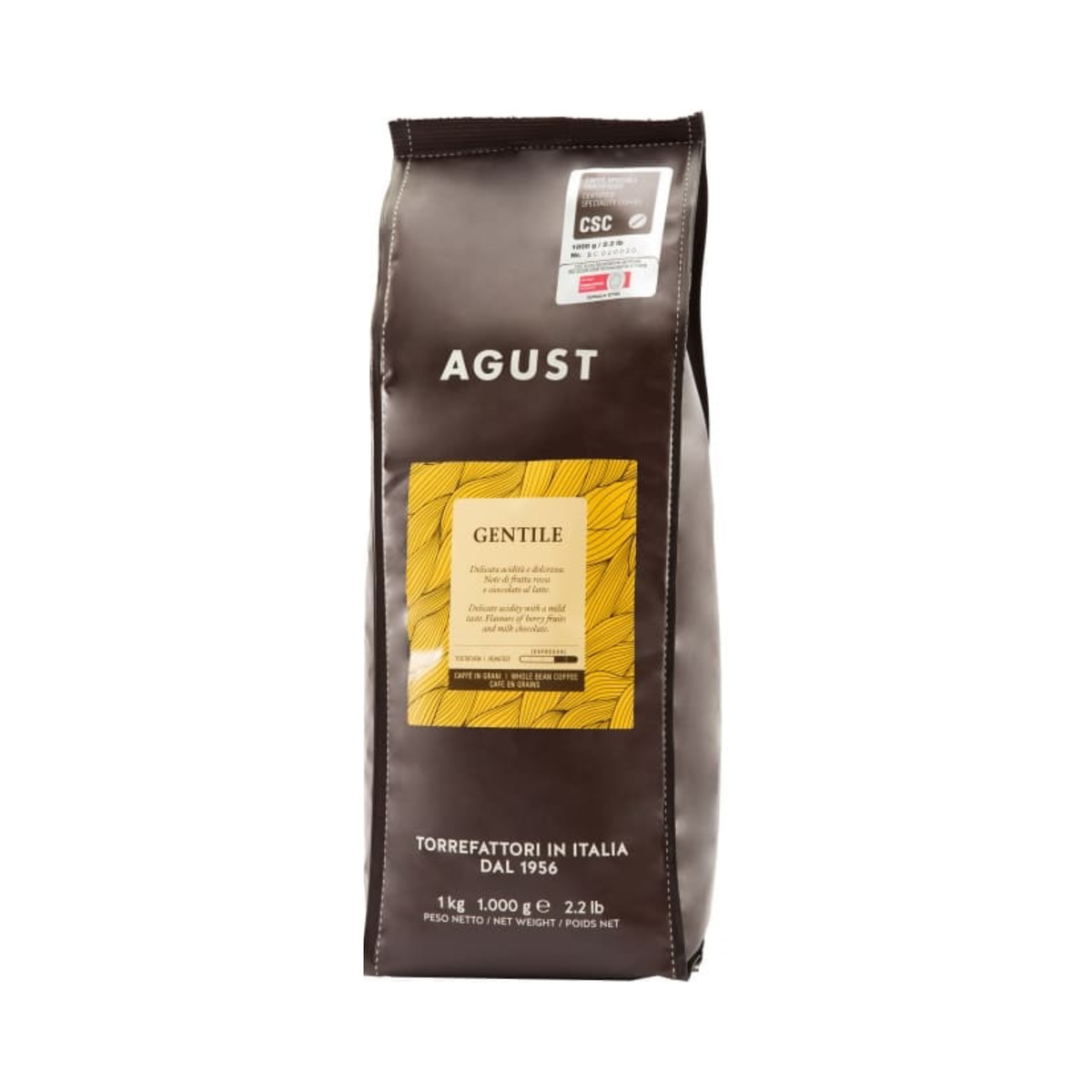 Cafés en grains Gentile 1 kg - Agust
