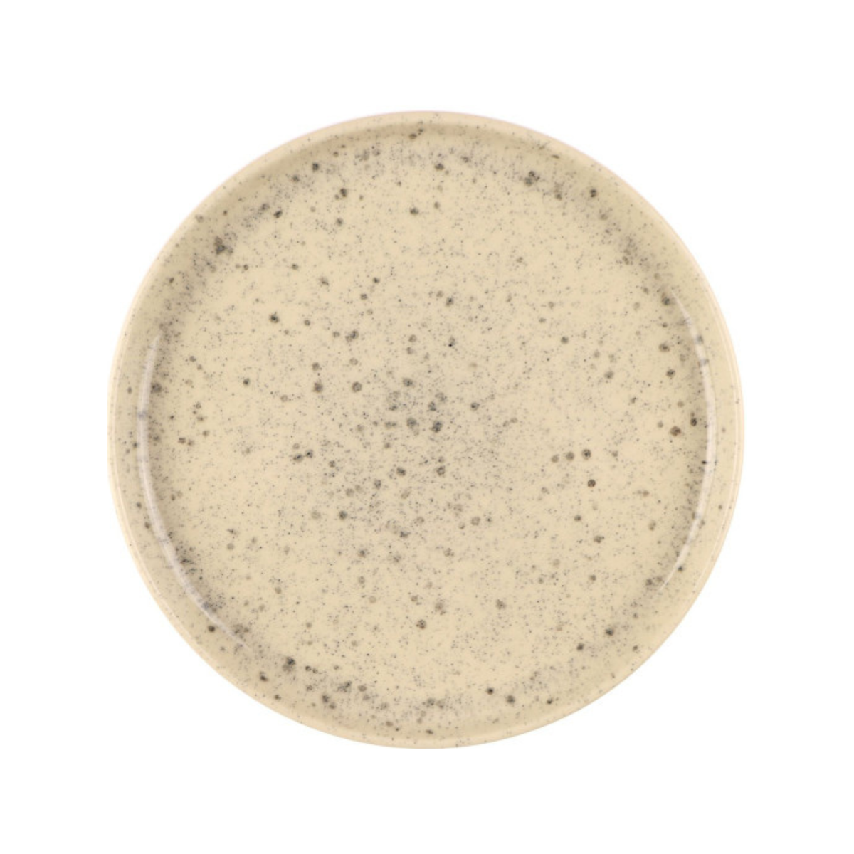Assiette à dîner en grès Uno Speckle Nature 28 cm - Mesa Ceramics