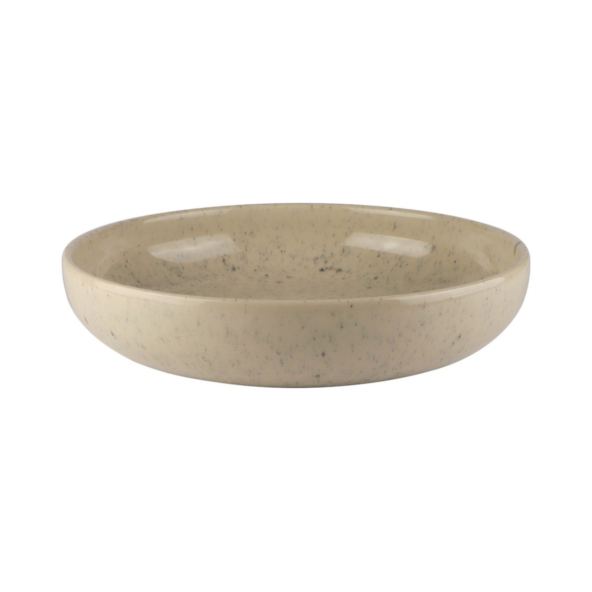 Uno Speckle Nature Stoneware Serving Bowl 22 cm - Mesa Ceramics