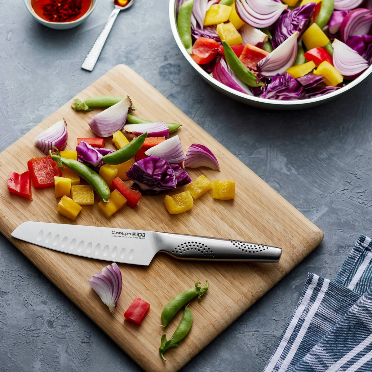 Couteau santoku iD3® Try Me 13 cm - Cuisine::pro®
