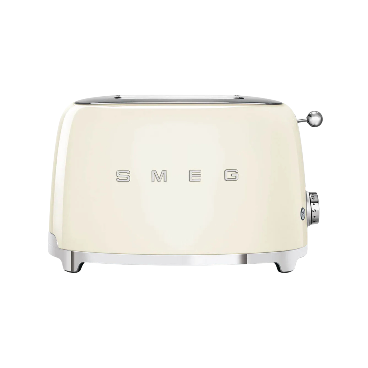 Grille-pain Deluxe 2 tranches Crème - Smeg