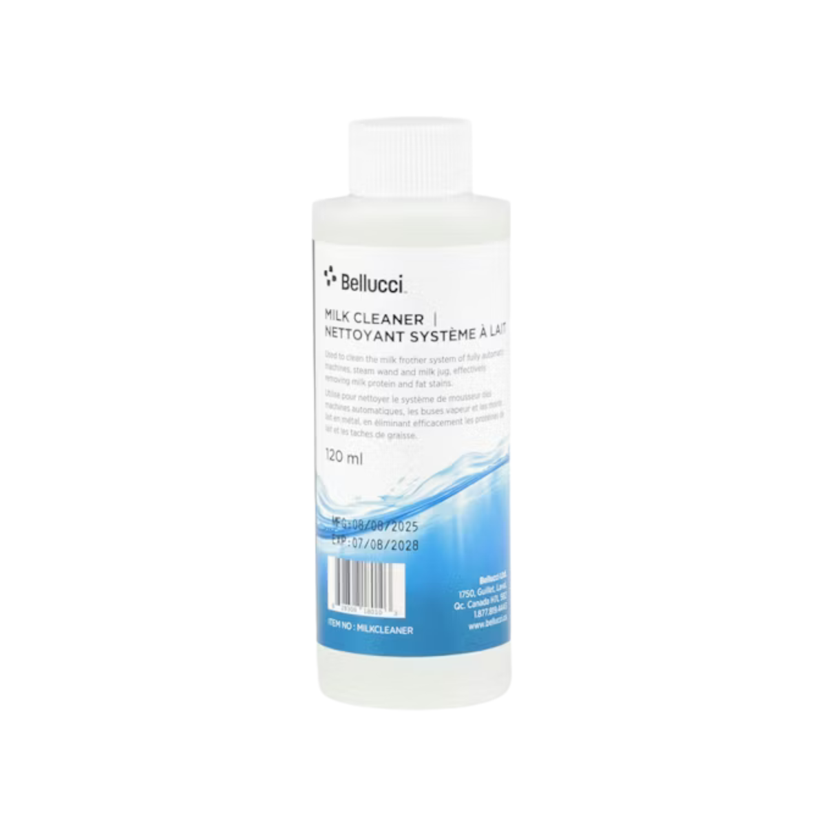 Nettoyant système à lait 120 ml - Bellucci Bellucci
