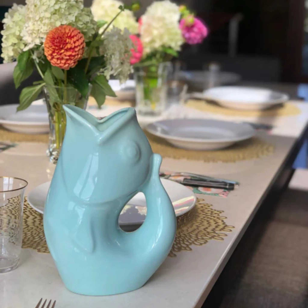 Pichet à boisson bleu pâle 42 oz - GurglePot Bradshaw