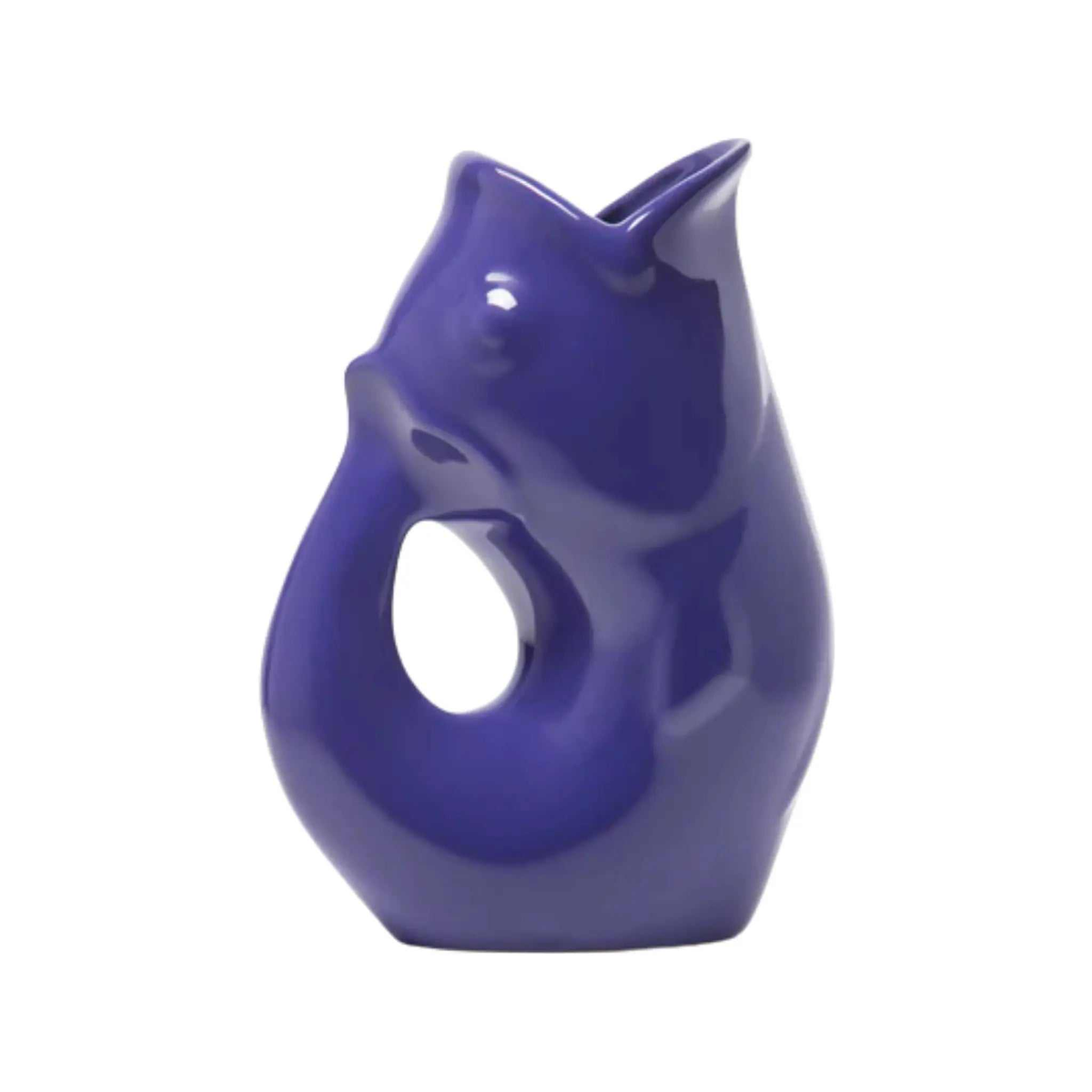 Pichet à boisson indigo GurglePot 42 oz avec son de gargouillis unique