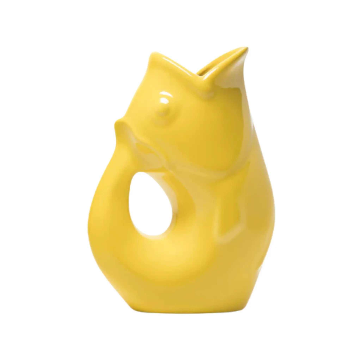 Pichet à boisson jaune tournesol 42 oz GurglePot avec son de gargouillis unique