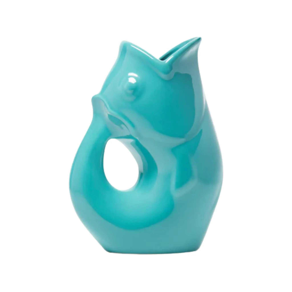 Pichet à boisson aqua GurglePot 42 oz with unique gurgling sound and decorative design