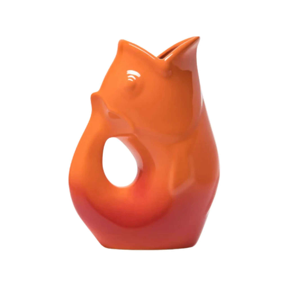 Pichet à boisson rouge ombré 42 oz GurglePot avec son de gargouillis unique