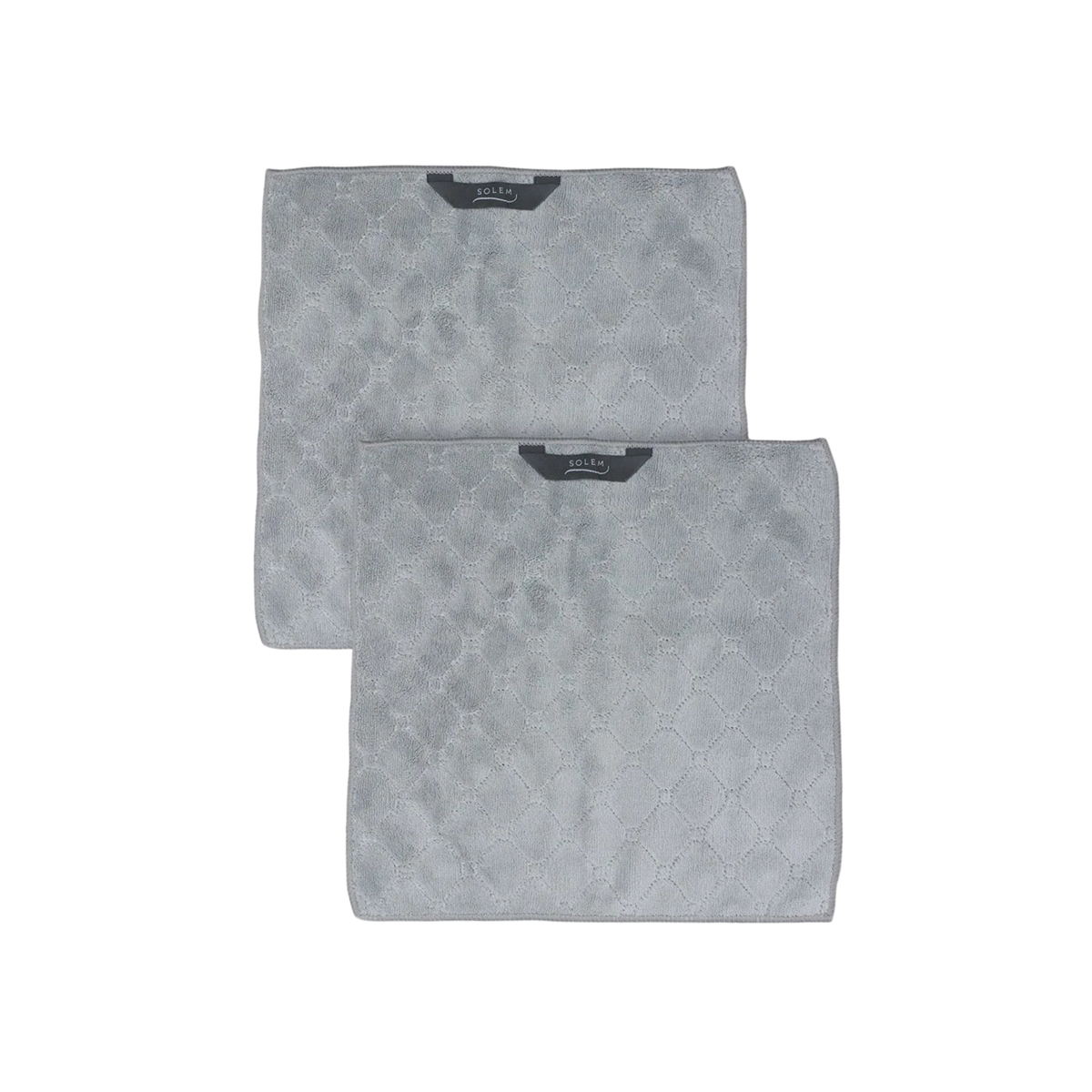 Ensemble de 2 linges de cuisine gris - Solem Solem