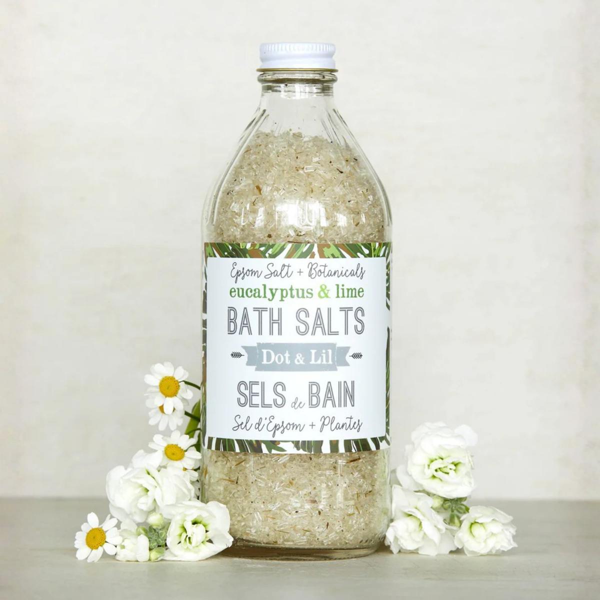 Sel de bain Eucalyptus et lime - Dot & Lil Dot & Lil