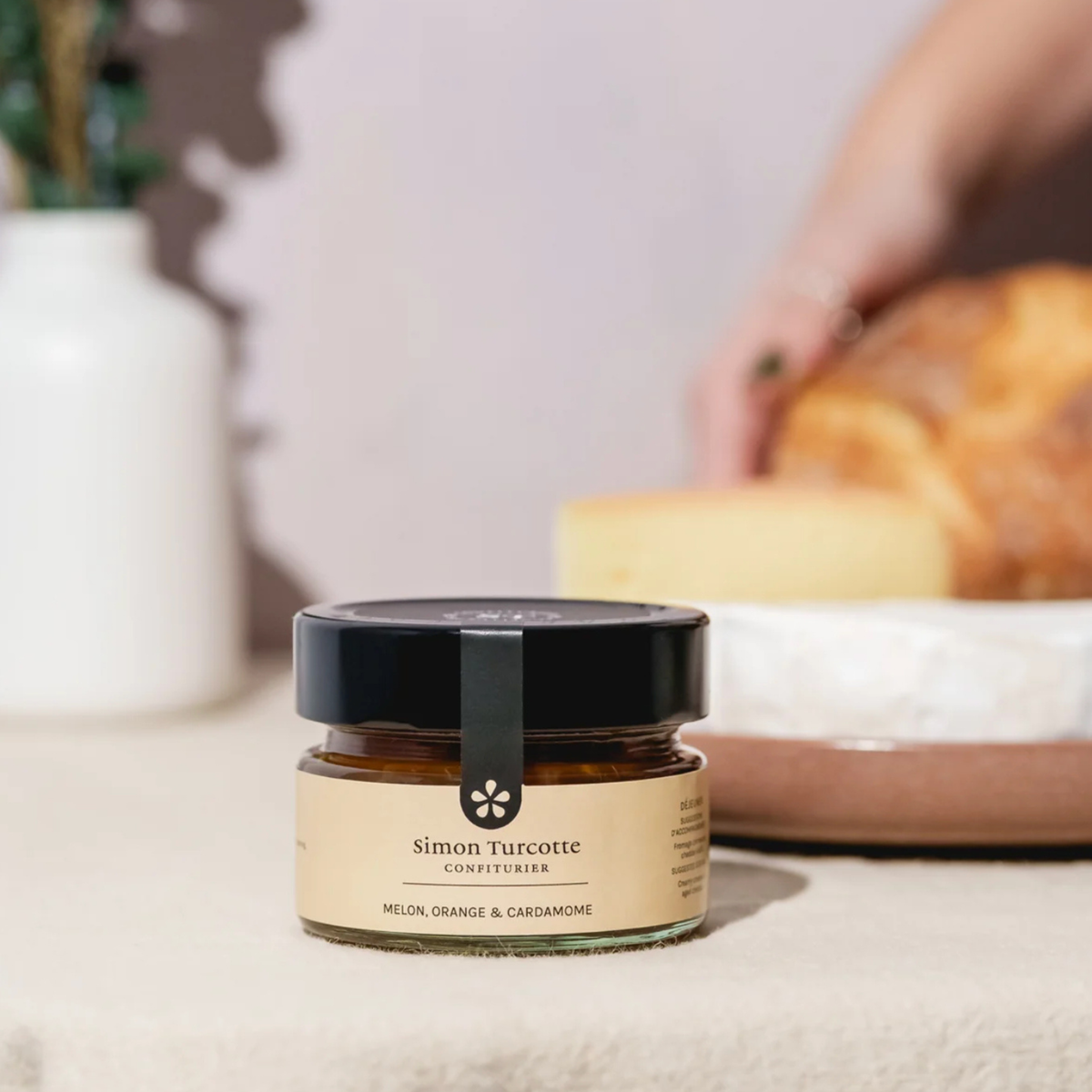 Confiture à fromage melon, orange et cardamome 125 ml - Simon Turcotte Confiturier Simon Turcotte Confiturier