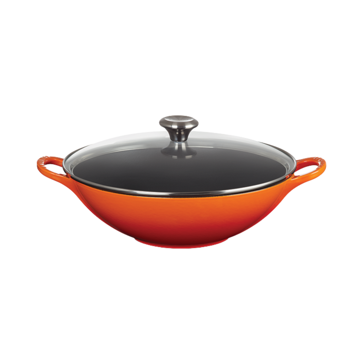 Wok en fonte avec couvercle Volcanique 4,8 L - Le Creuset Le Creuset