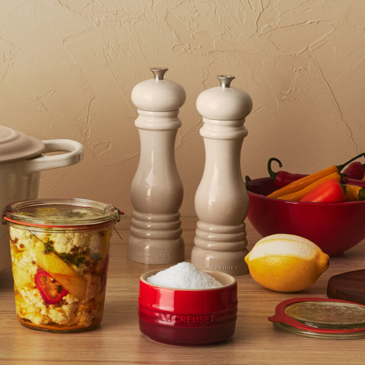 Moulin à sel classique Meringue 20 cm – Le Creuset Le Creuset