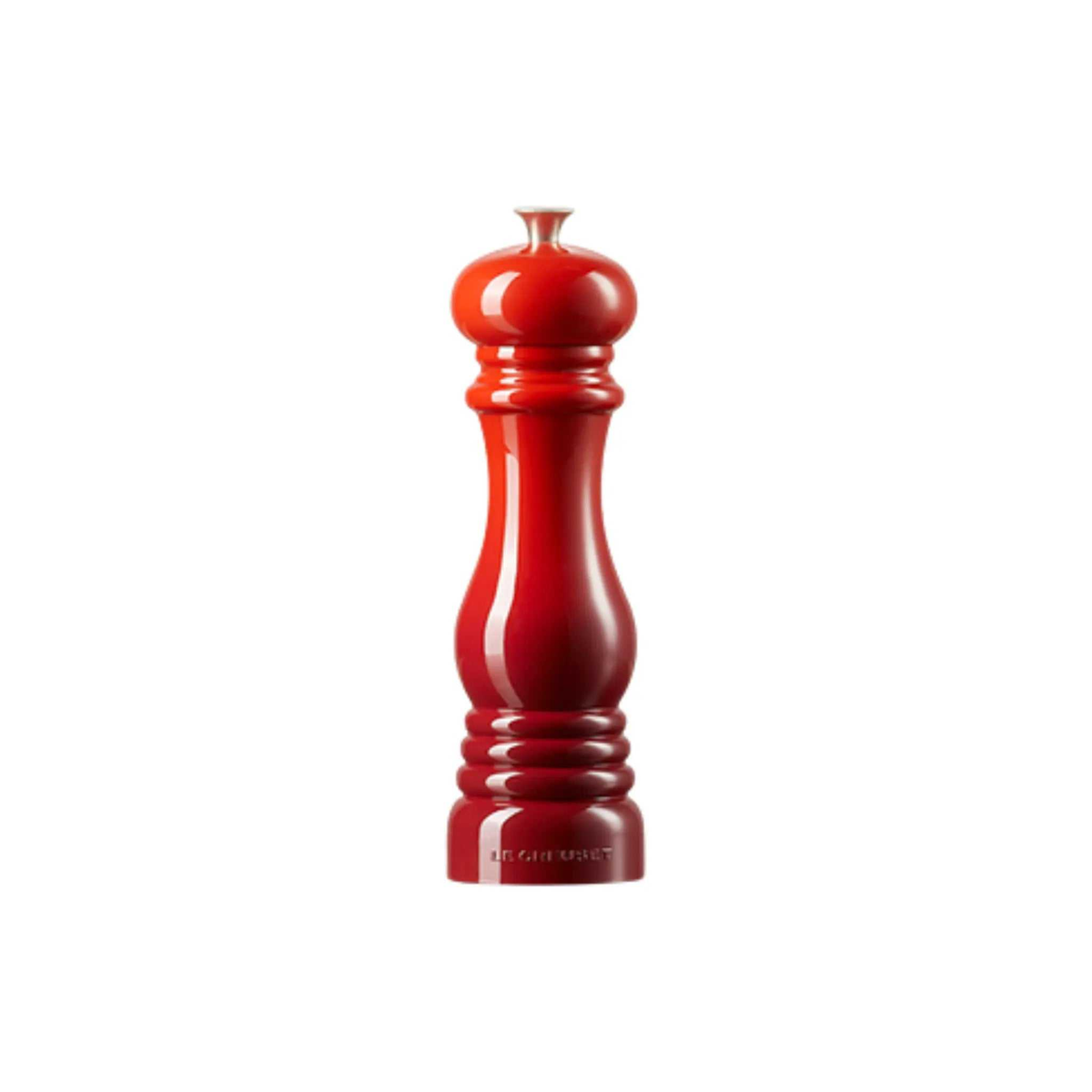 Moulin à sel classique Le Creuset en cerise de 20 cm avec broyeur en céramique réglable