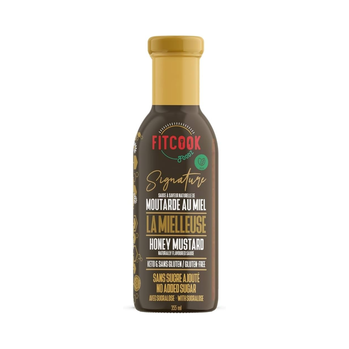 Sauce moutarde au miel La Mielleuse 355 ml - Le Fit Cook Le Fit Cook