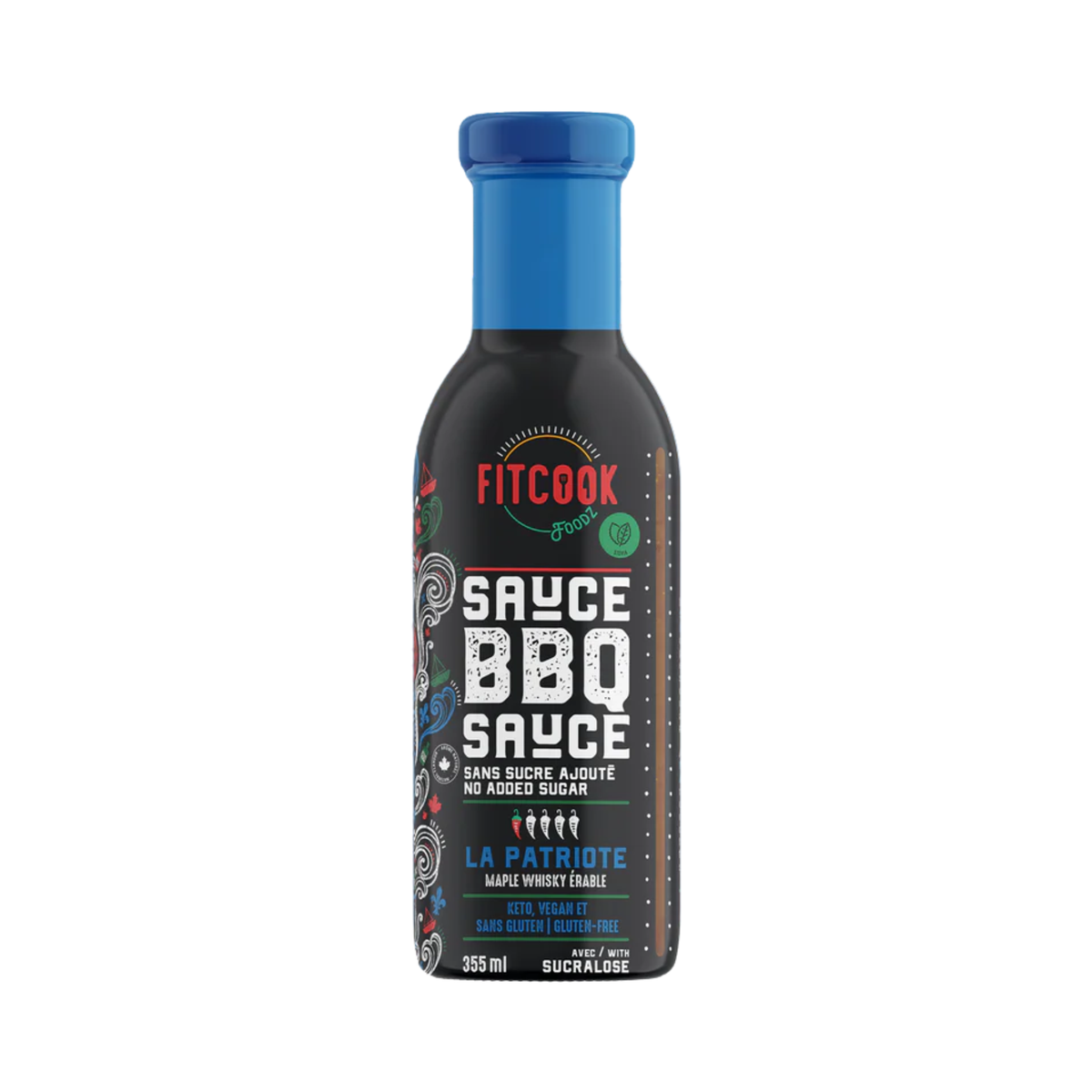 Sauce BBQ La Patriote 355 ml - Le Fit Cook Le Fit Cook