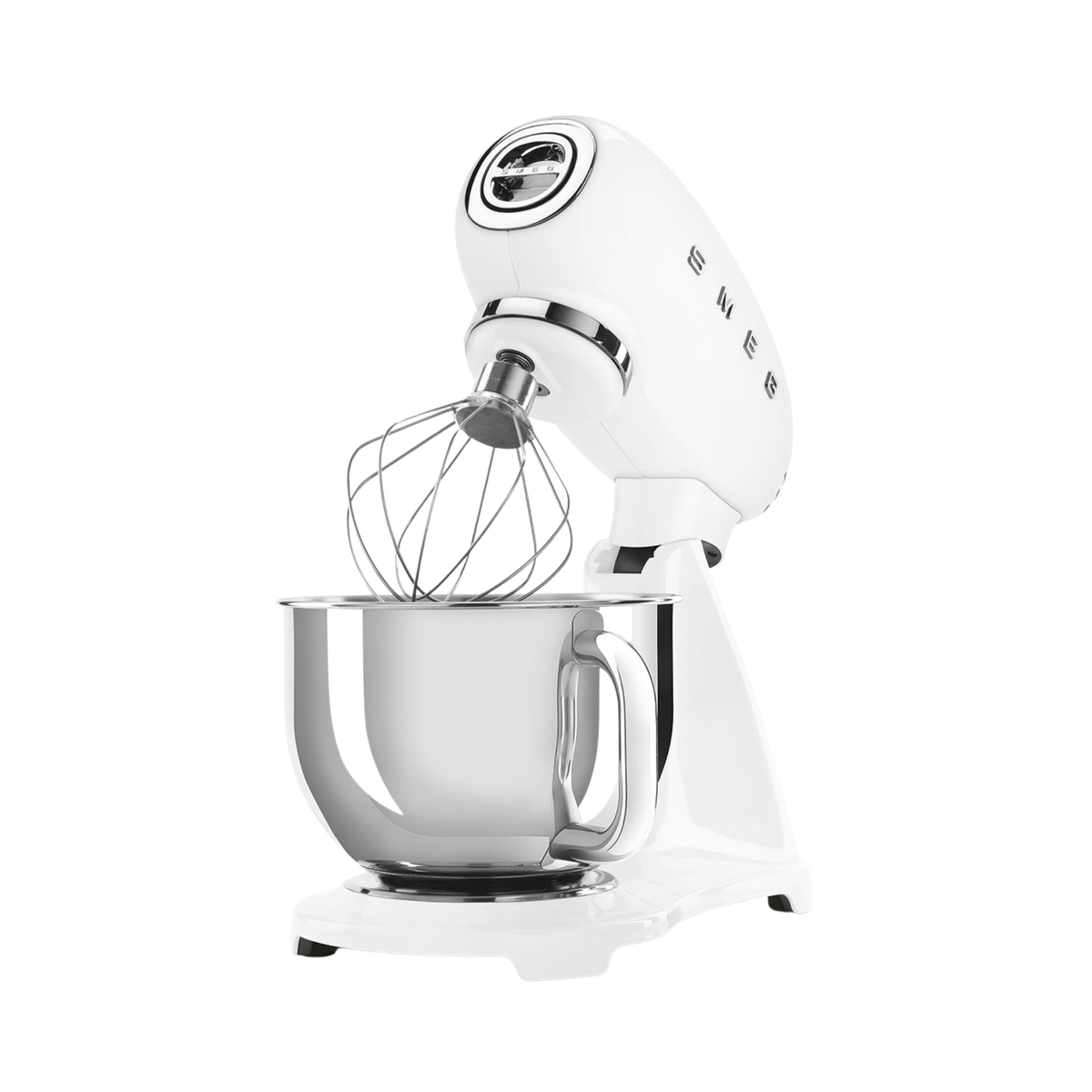 Batteur sur socle à tête inclinable Blanc 5 pintes - Smeg 