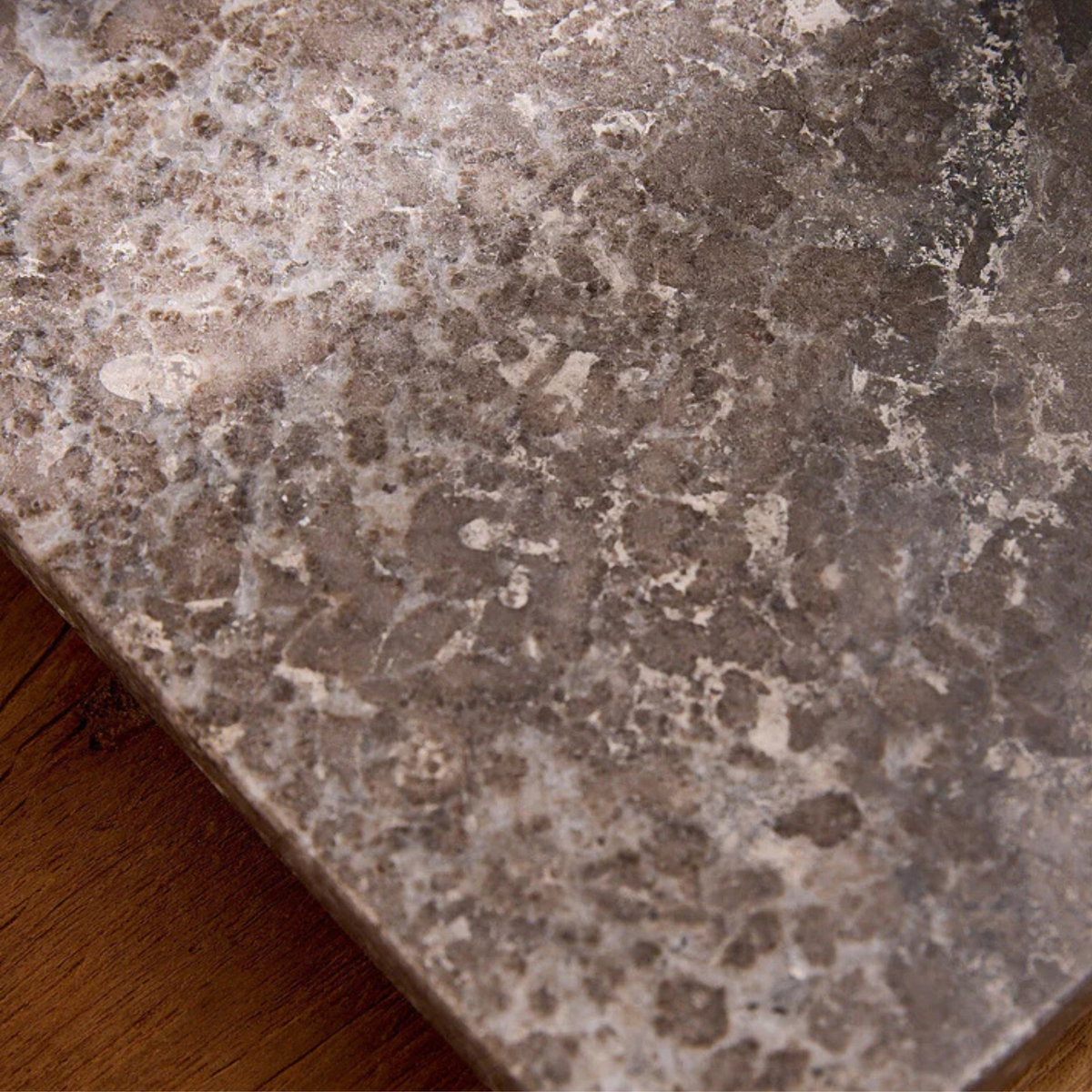 Grand plateau en marbre gris 43 cm - Crusoë 