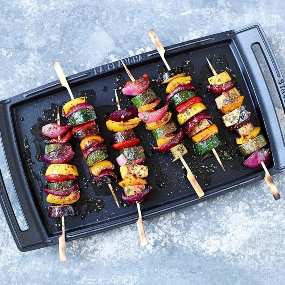 Plancha en fonte rectangulaire 38 cm - Staub 