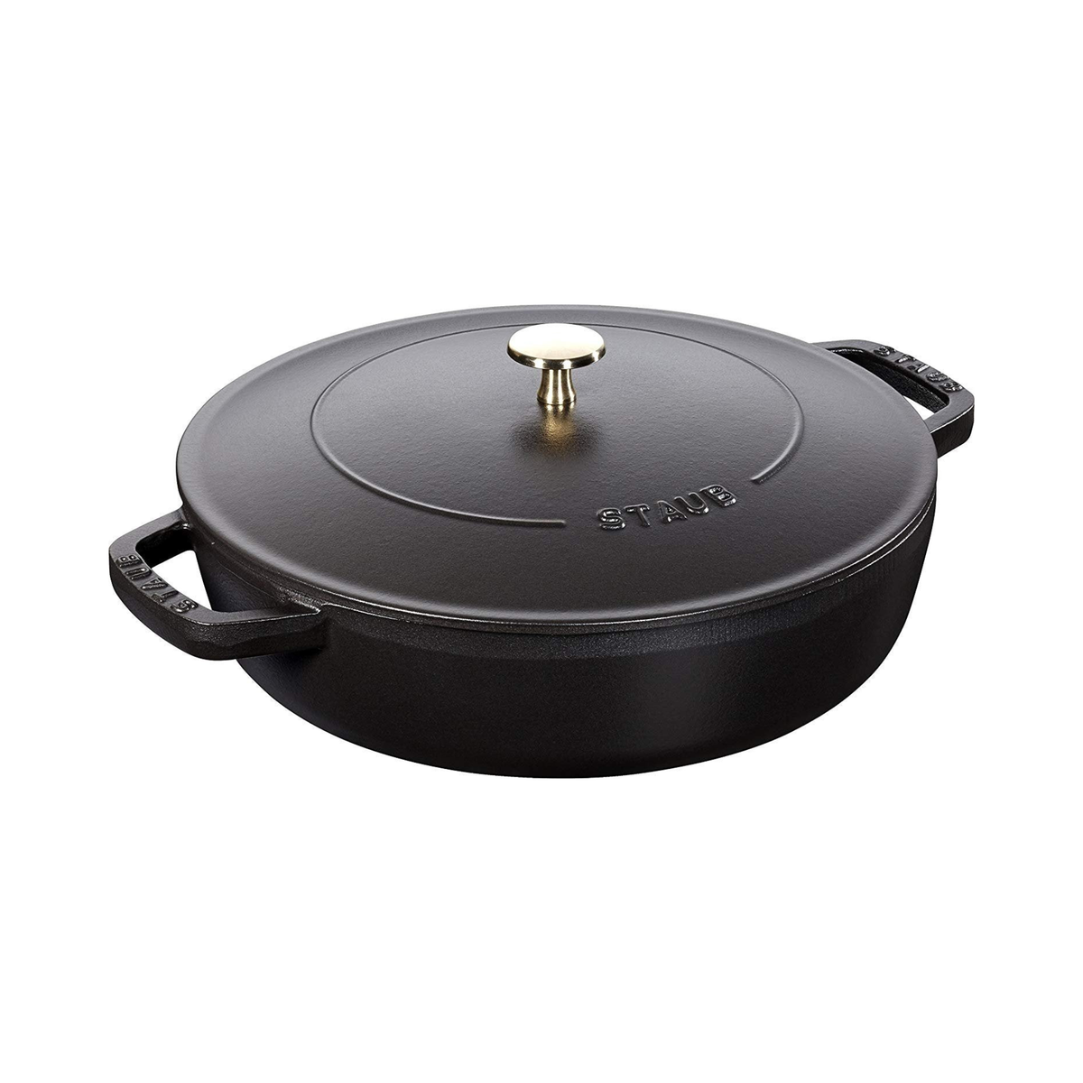 Braisière ronde en fonte noire 3,7 L – Staub 