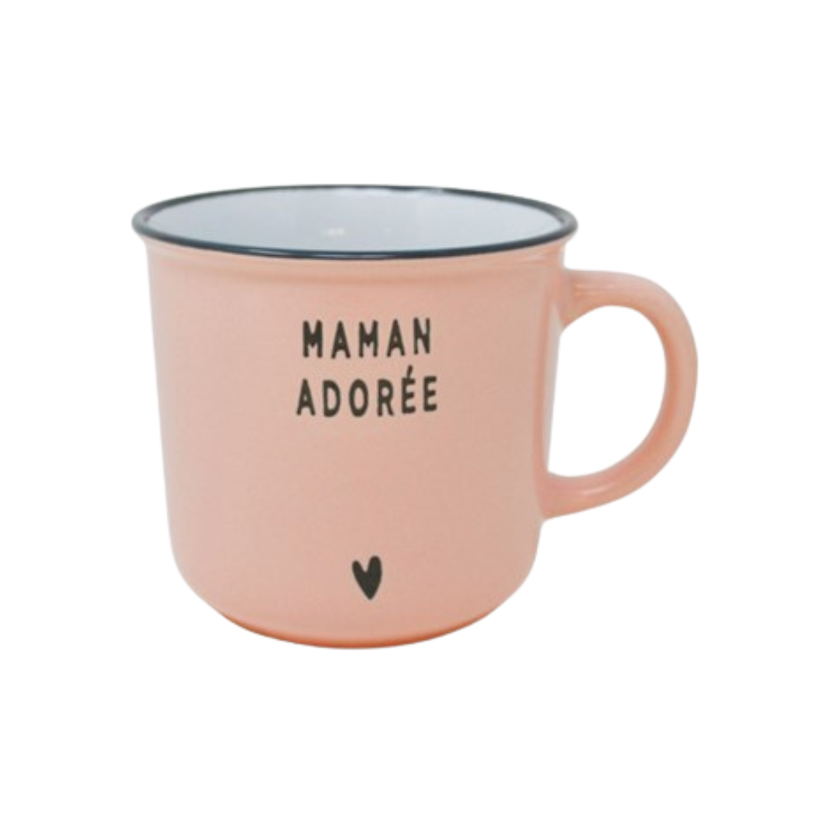 Tasse en grès Maman adorée 400 ml 