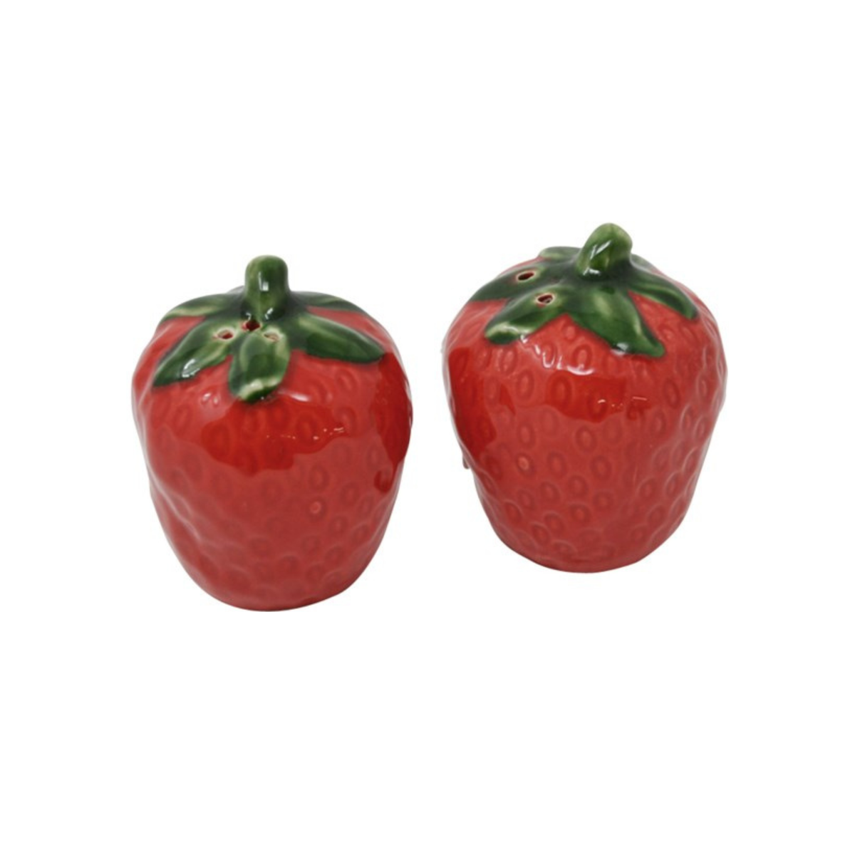 Salière et poivrière Fraise 6,5 cm 