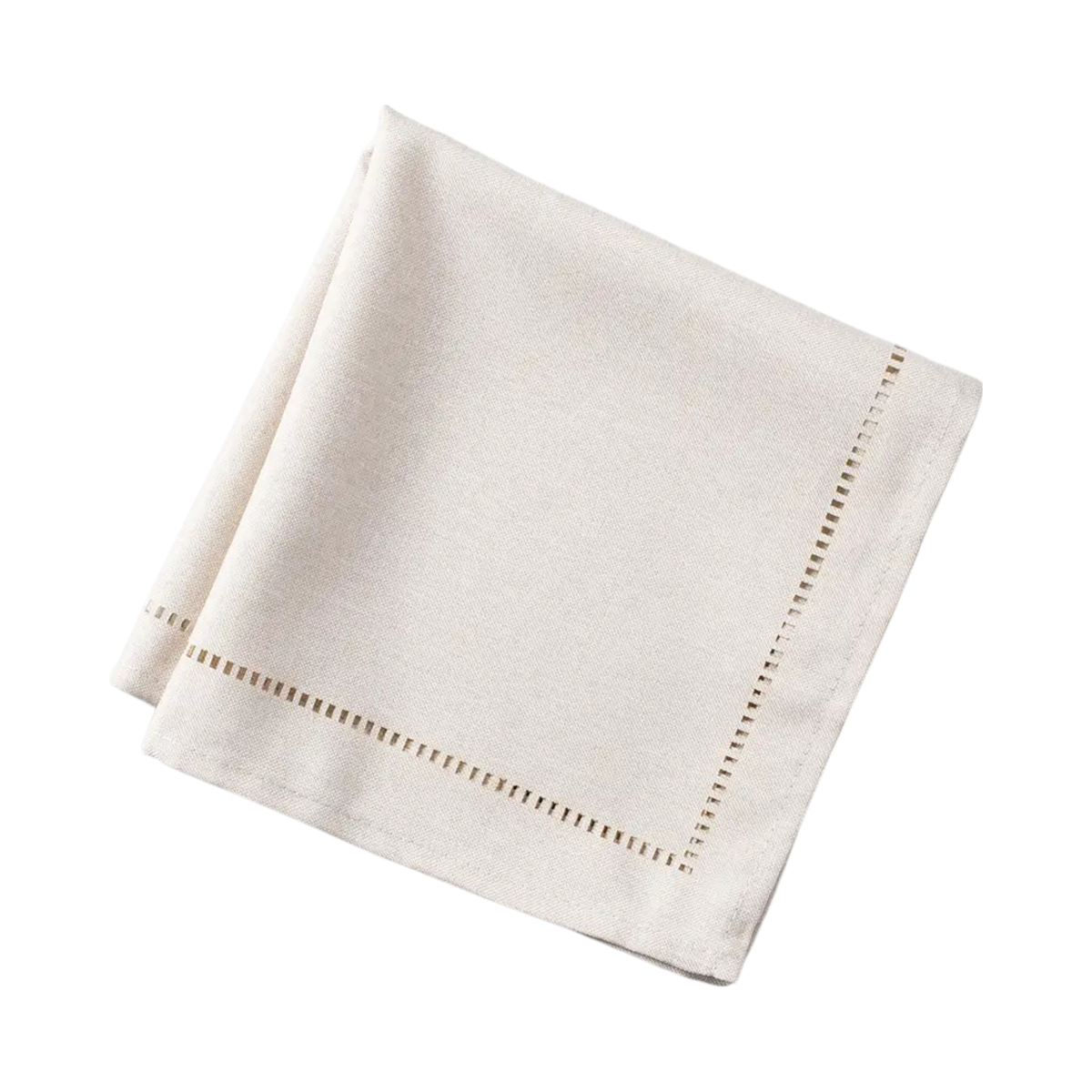 Ensemble de 4 serviettes de table effet lin 