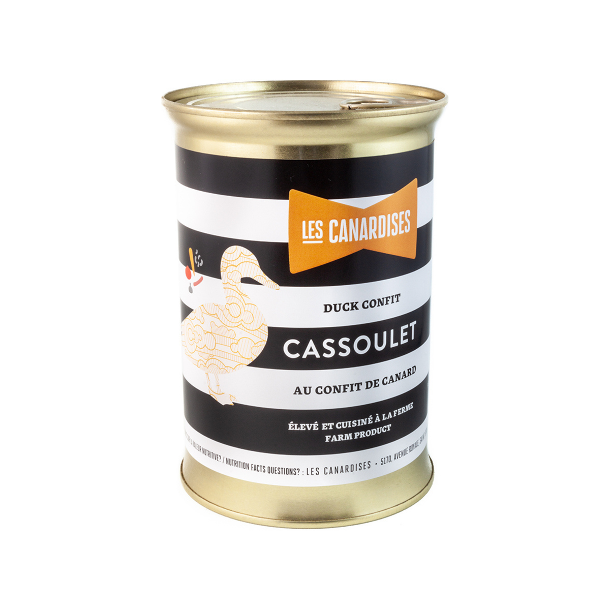 Cassoulet au confit de canard 850 g - Les Canardises 