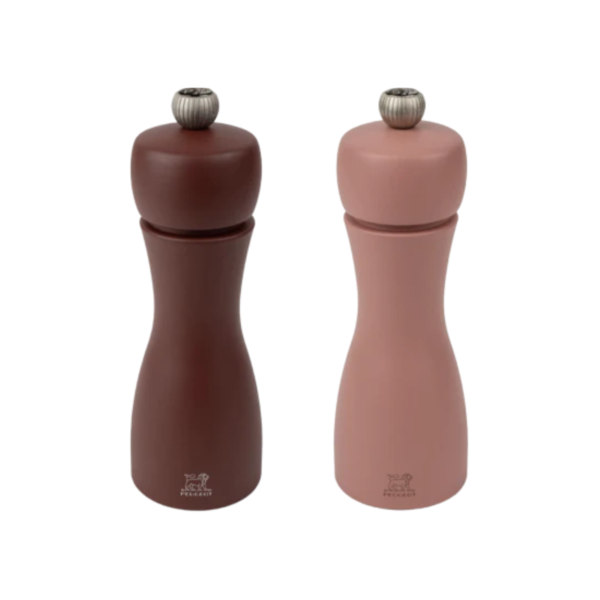 Ensemble de moulins à sel et poivre Tahiti Duo bruns 15 cm - Peugeot 