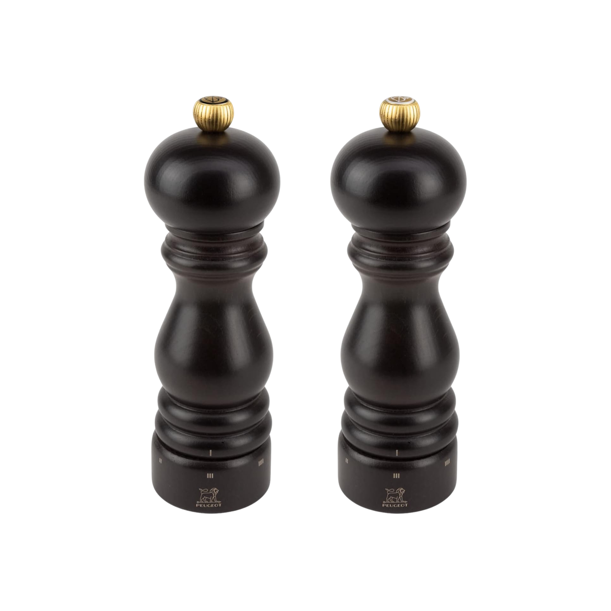 Ensemble de moulins à sel et poivre u'Select chocolat 18 cm - Peugeot 