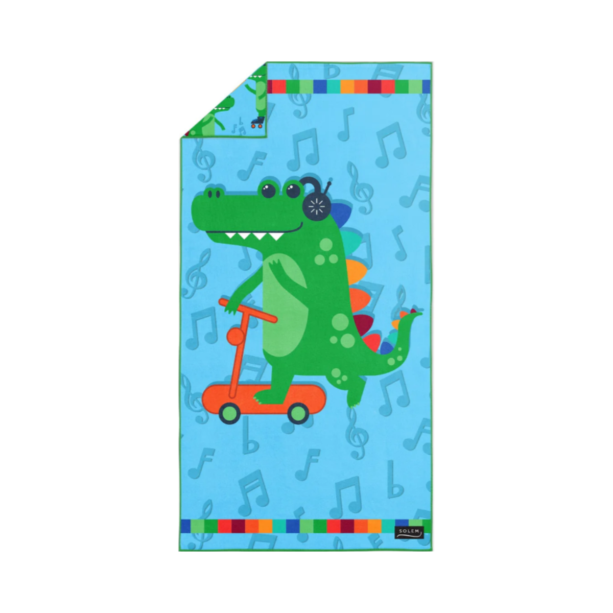 Serviette de plage en microfibre Croco Cool XL - Solem 