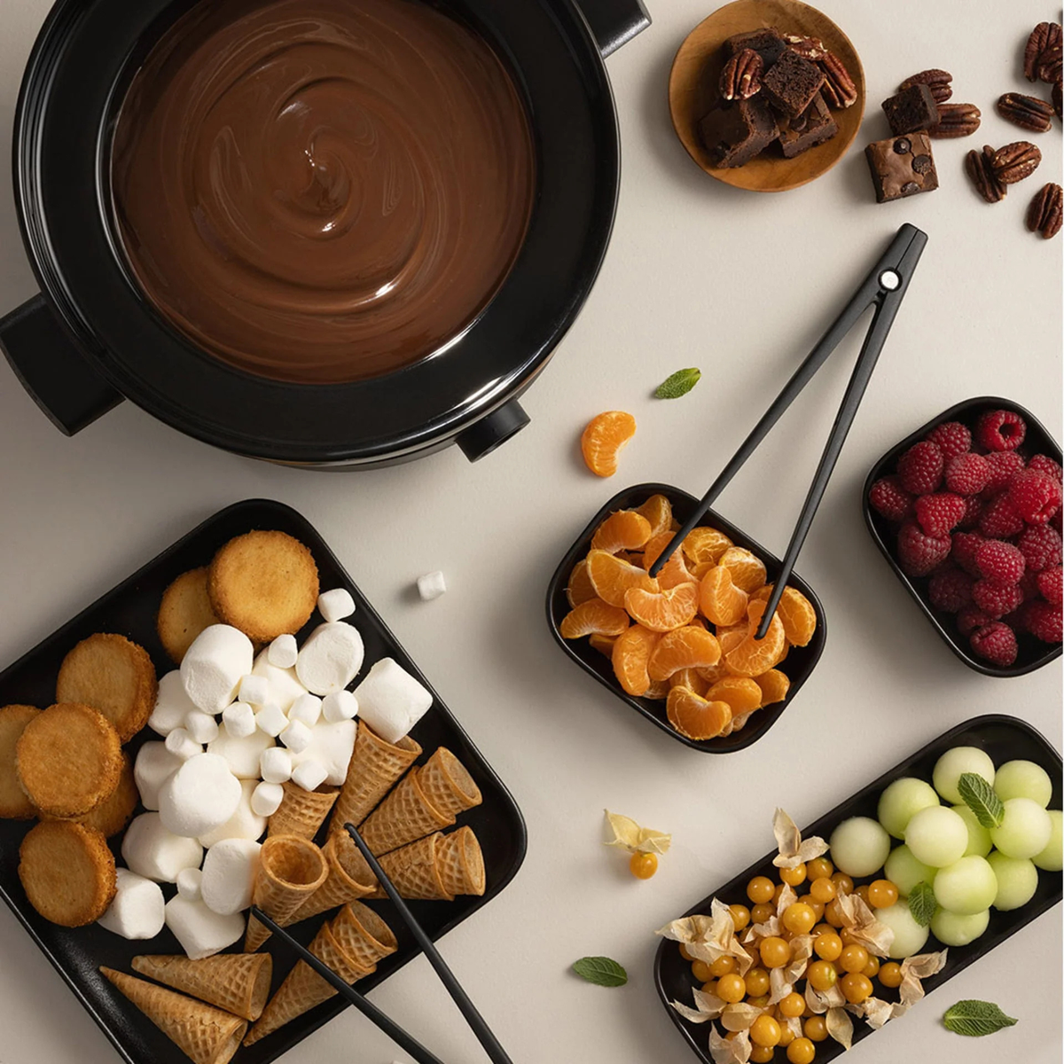 Ensemble à fondue Evolution Mini 4 paniers - Fondussimo 
