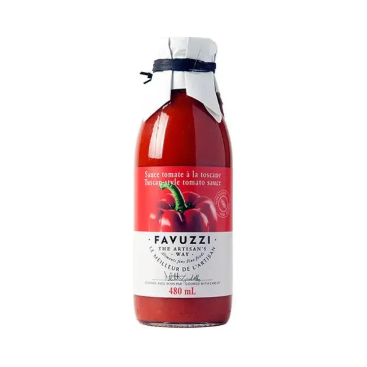 Sauce tomate à la toscane 480 ml - Favuzzi 