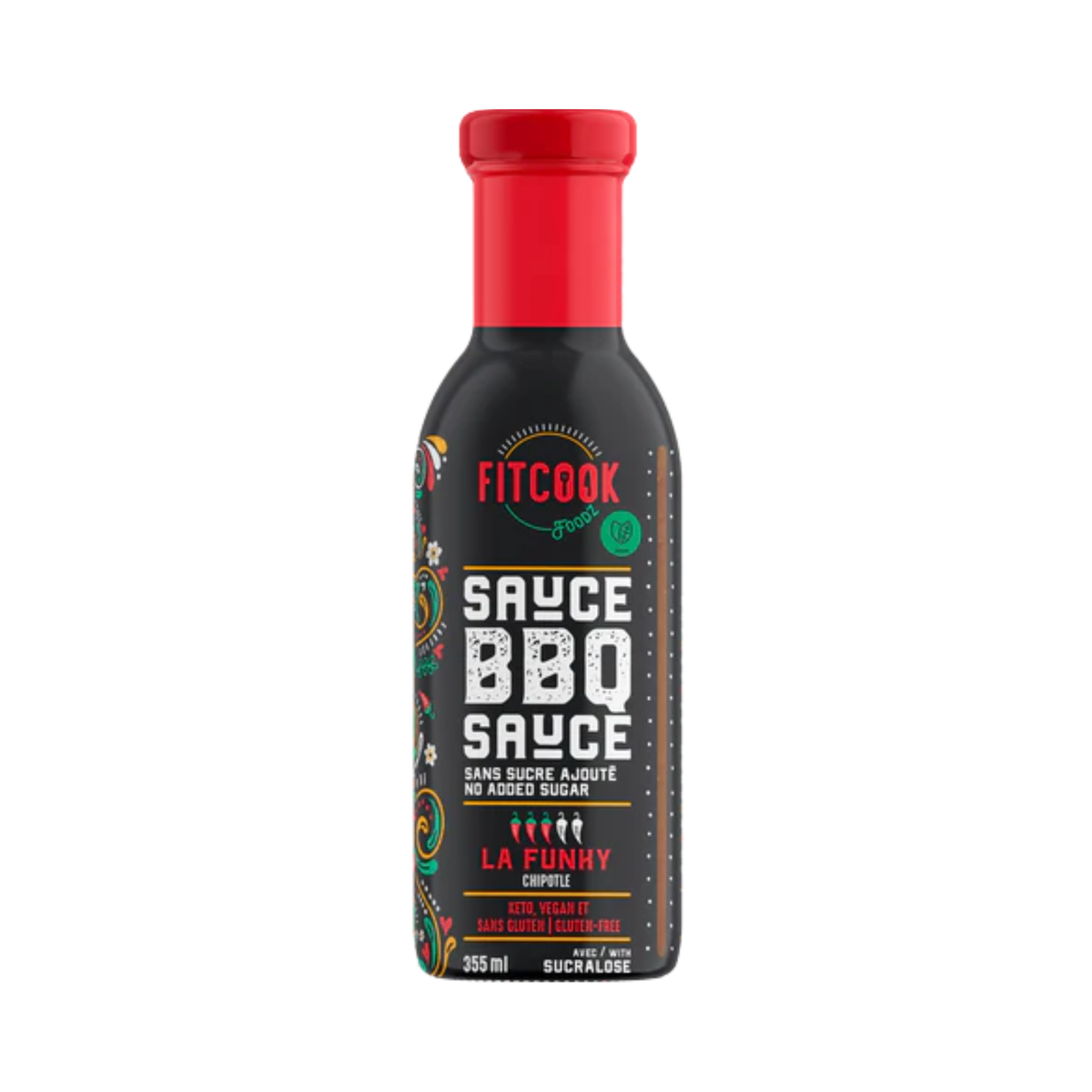 Sauce BBQ La Funky 355 ml - Le Fit Cook 