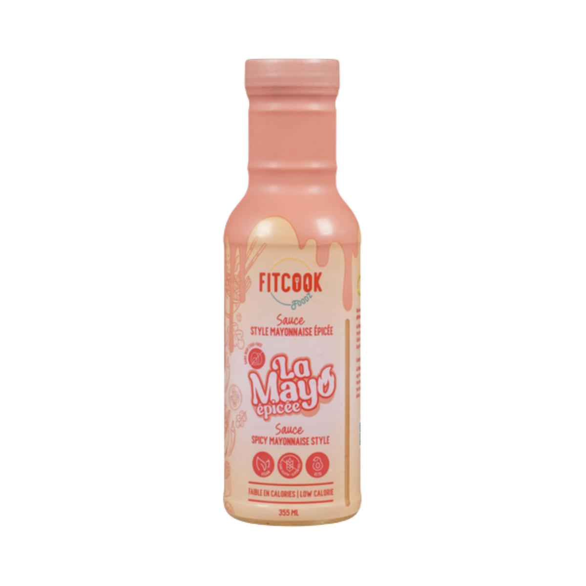 Sauce mayonnaise épicée La Mayo 355 ml - Le Fit Cook 