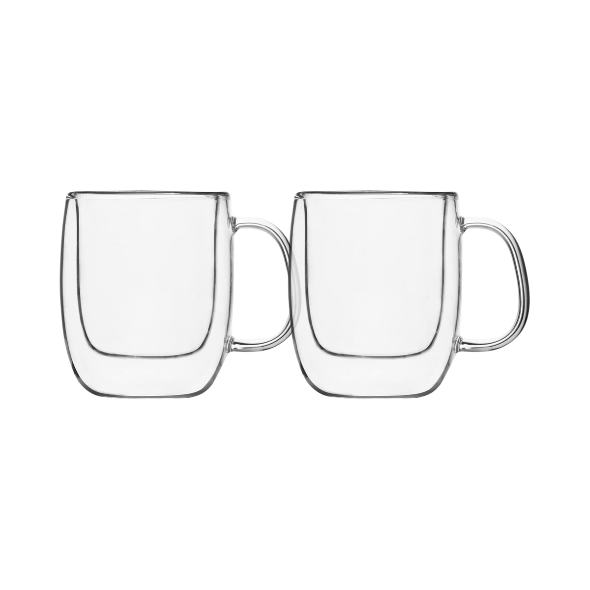 Ensemble de 2 tasses à cappuccino double paroi 80 ml - Safdie 