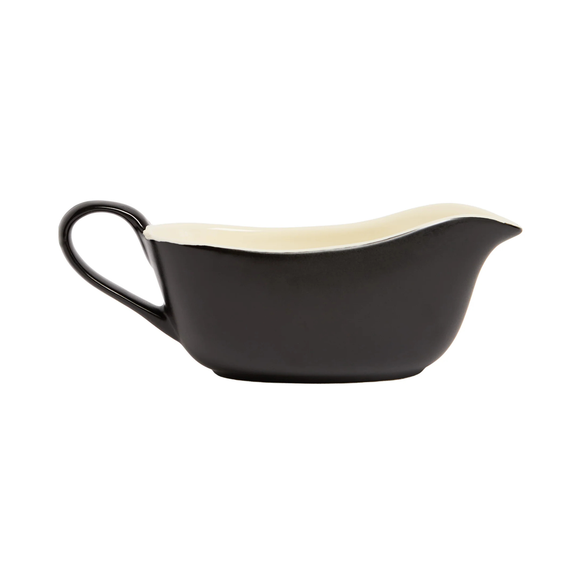 Saucière vintage noire mat 435 ml 