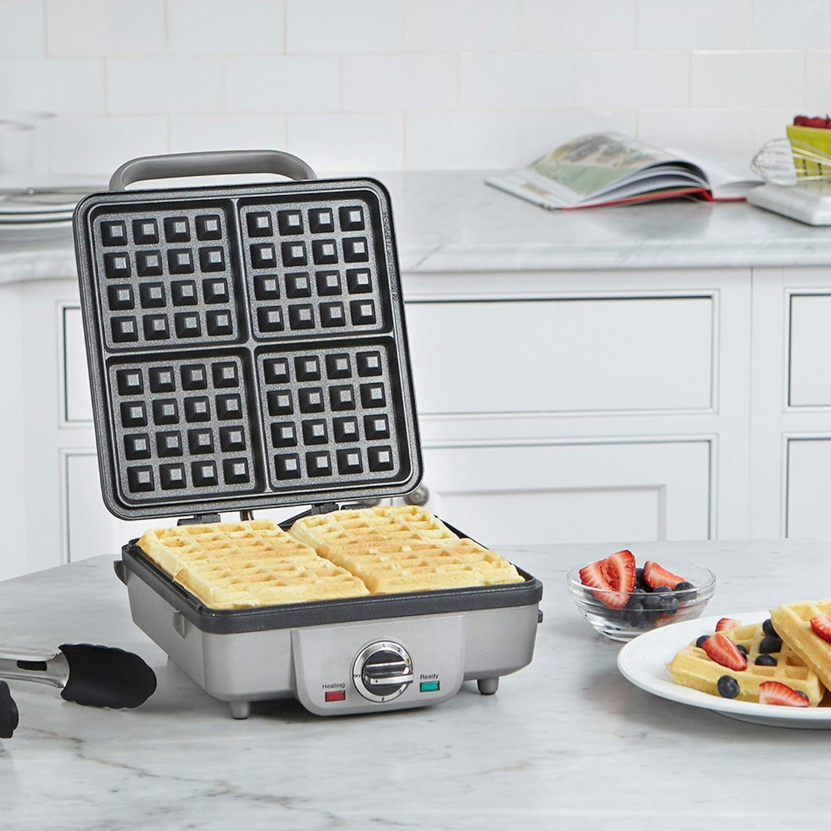 Gaufrier belge avec plaques amovibles pour crêpes - Cuisinart