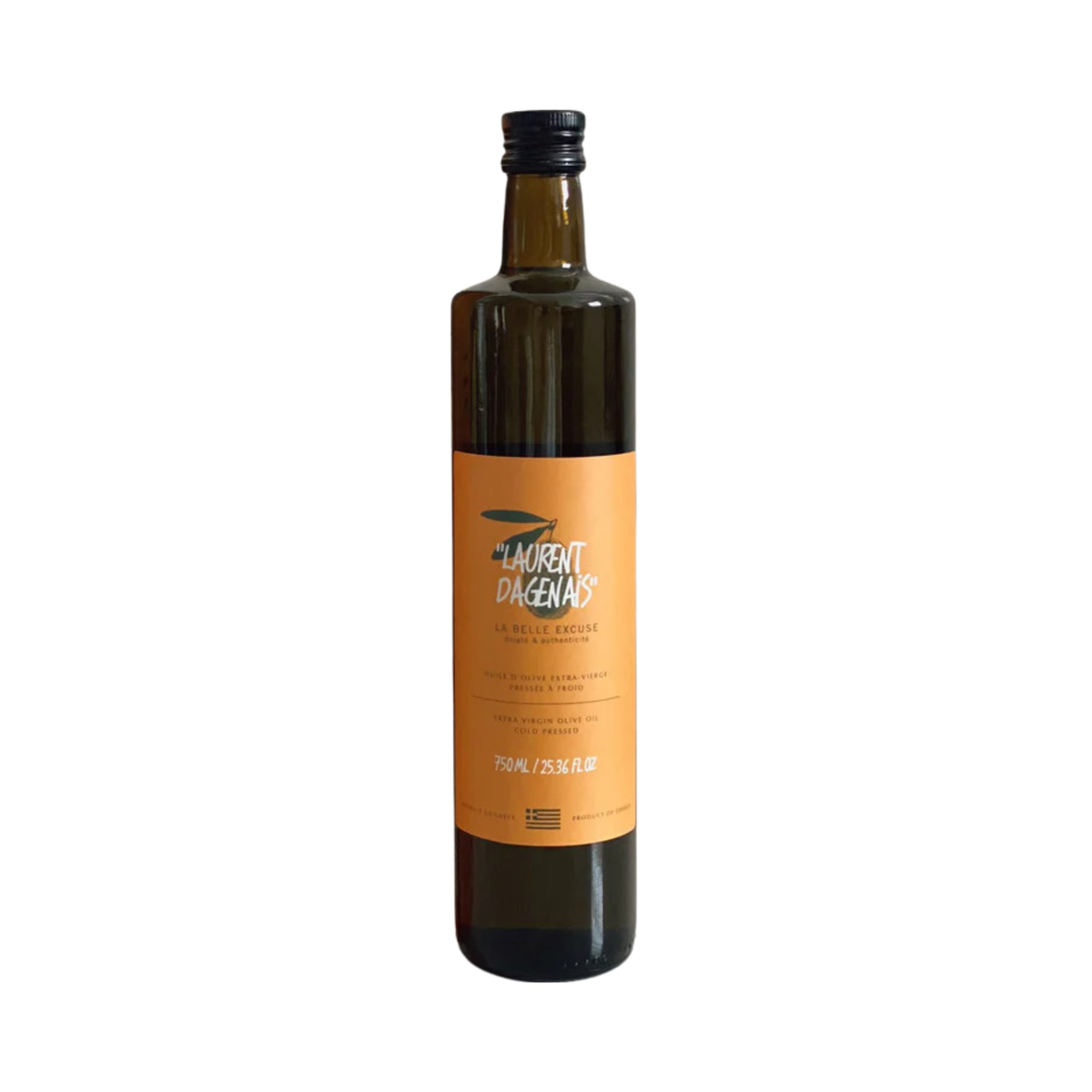 Huile d'olive artisanale 750 ml - Laurent Dagenais x La Belle Excuse