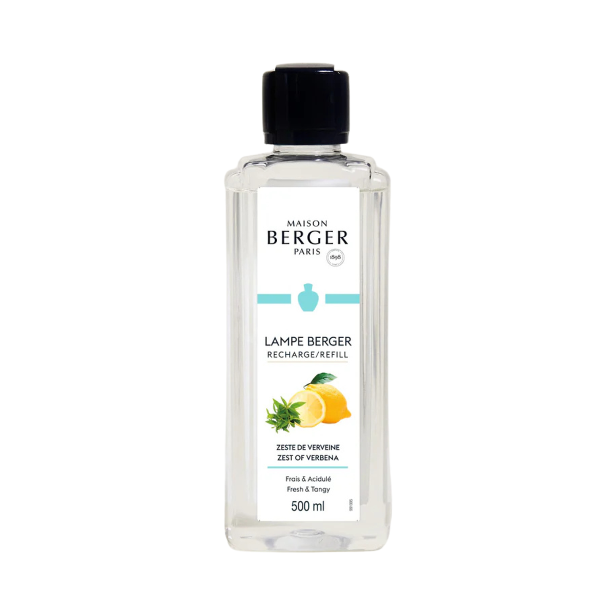 Recharge pour lampe Zeste de verveine 500 ml - Maison Berger