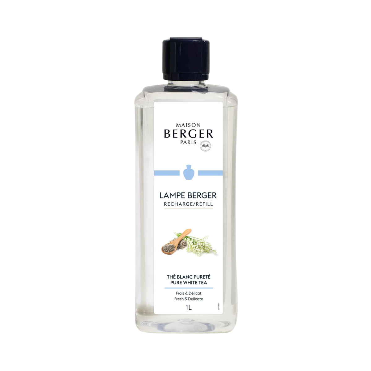 Recharge pour lampe Thé blanc pureté 1 L - Maison Berger
