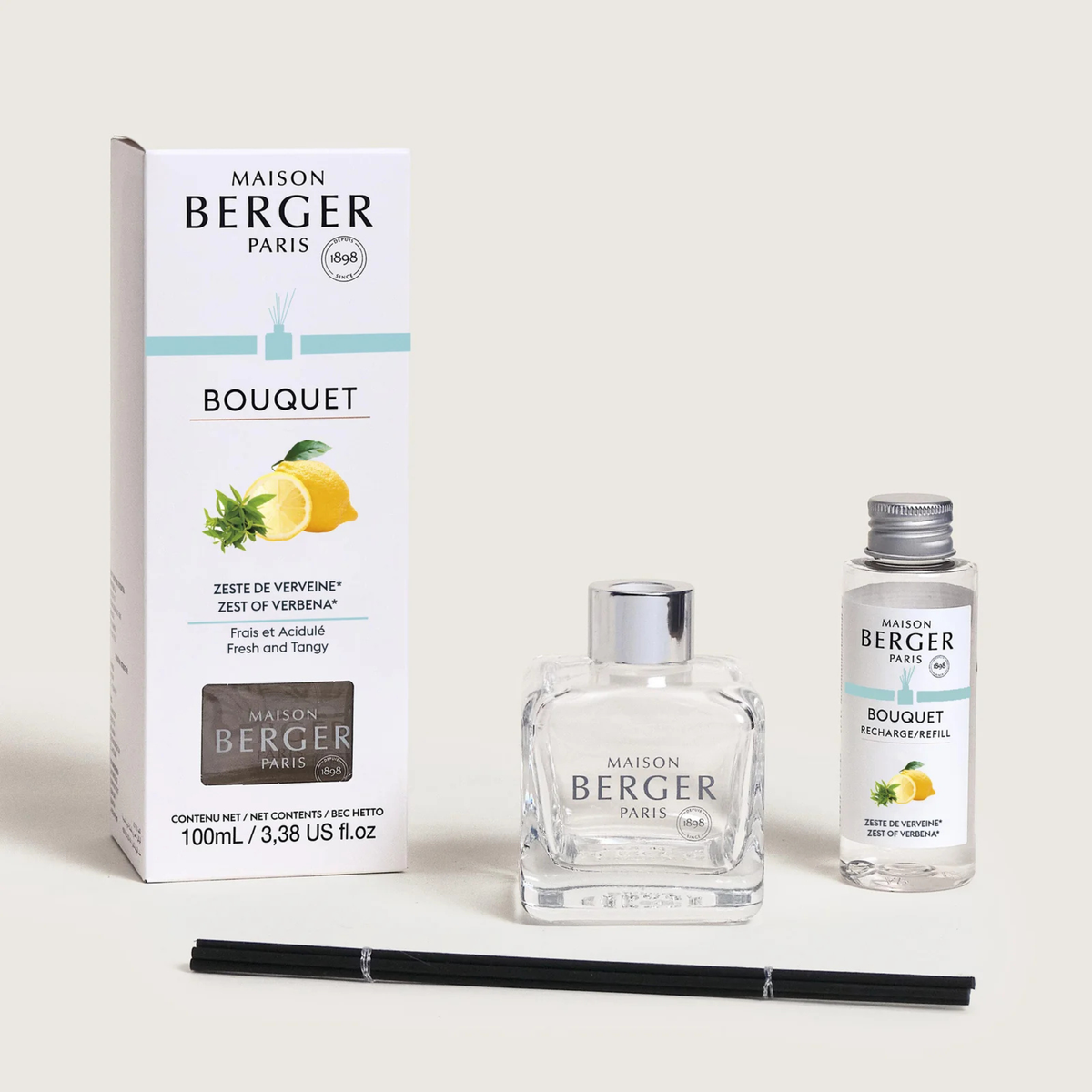 Bouquet parfumé Zeste de verveine 100 ml - Maison Berger